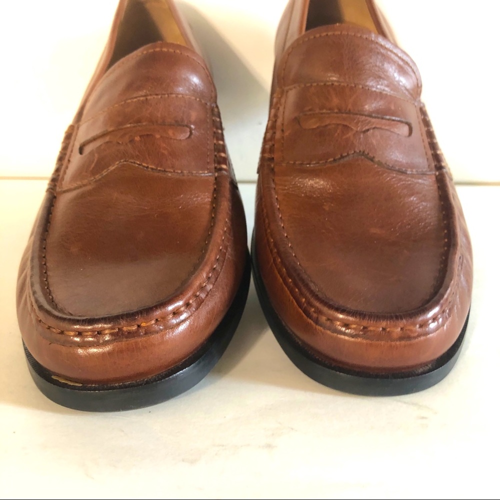 Cole Hann Marine Pinch Tan Classic Men’s Leather Shoes - Picture 4 of 11